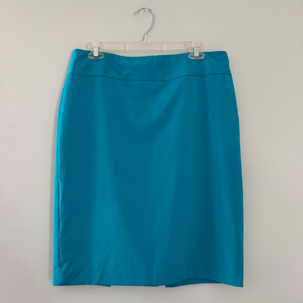 Liz Claiborne | Women’s Teal Pencil Skirt (Size 10) - Picture 2 of 6
